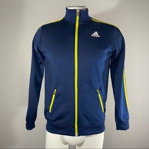 Adidas Blue Youth Activewear Jacket Size L (14-16)